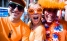 Trafalgar Square kleurt oranje  