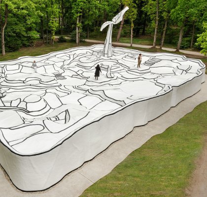 Kunstwerk Jardin d&rsquo;&Eacute;mail van Jean Dubuffet in het Kr&ouml;ller-M&uuml;ller Museum