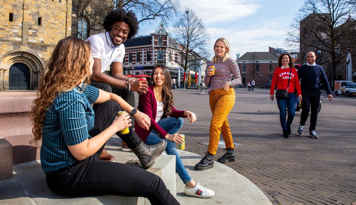 Bewoners Enschede in de binnenstad