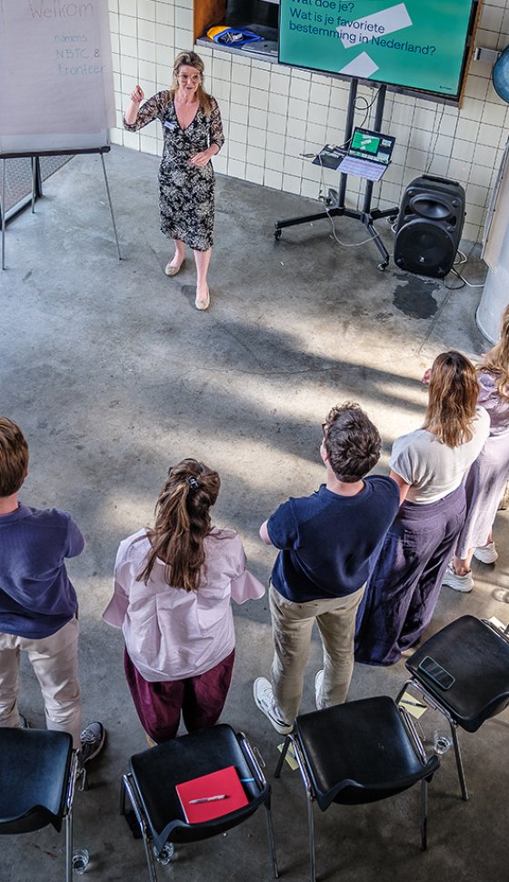 Deelnemers delen idee&euml;n tijdens een co-creatiesessie voor Perspectief 2040