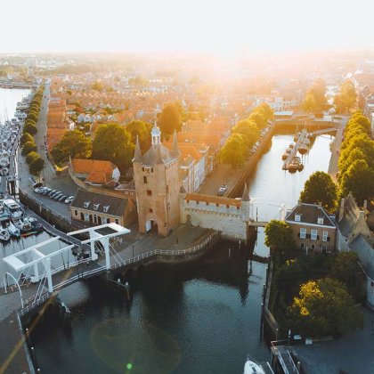Luchtfoto van Zierikzee