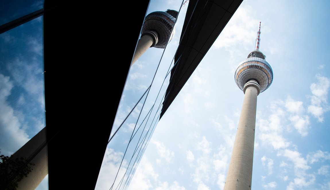 Fernsehturn reflection, Berlin, Germany